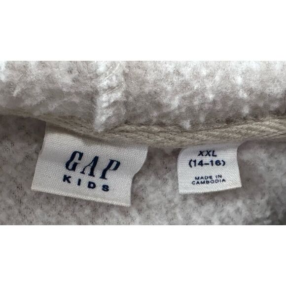 GAP KIDS Girl’s Sherpa Hoodie- Birch, SZ XXL (14/16) - Picture 5 of 7